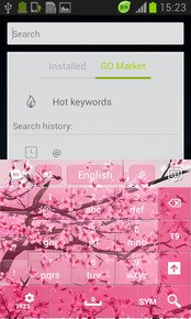 Pink Cherry GO Keyboard
