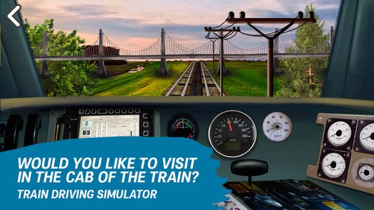 Train driving simulator