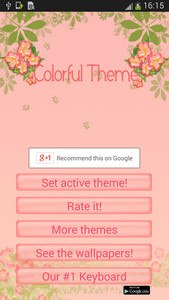 Colorful GO Launcher Theme