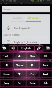 Pink Neon Keyboard Disco