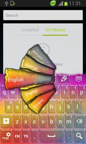 Color Splash Keyboard