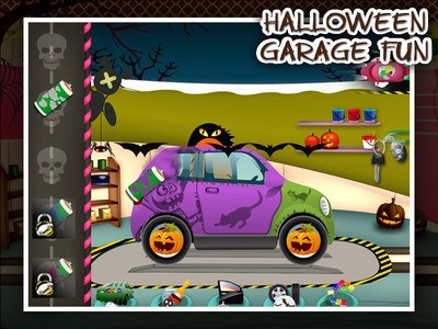 Halloween Car Garage Fun