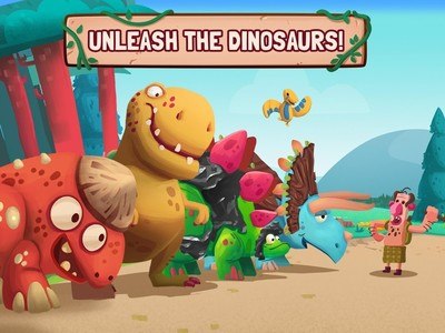 Dino Bash - Dinos v Cavemen