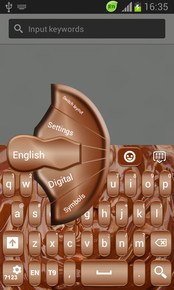 Chocolate Keyboard Theme