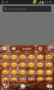 Chocolate Keyboard Theme