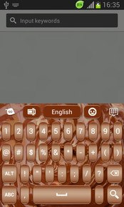 Chocolate Keyboard Theme