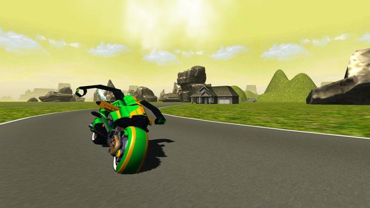 Flying Motorbike Stunt Rider