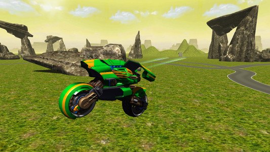 Flying Motorbike Stunt Rider