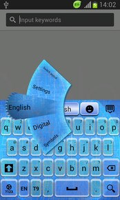 Holographic Keyboard Theme