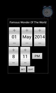 Famous wonder of d world Clock