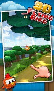 Flying Bird 3D - tap to flap
