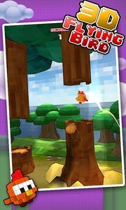Flying Bird 3D - tap to flap