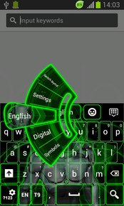 Neon Cyborg Keyboard