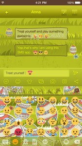 Easter Day Emoji Keyboard Skin