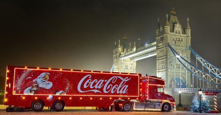 Coca Cola Christmas Truck London Bridge