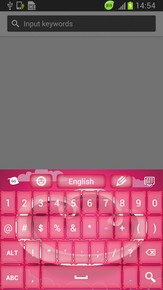 Pink Skin for Keypad