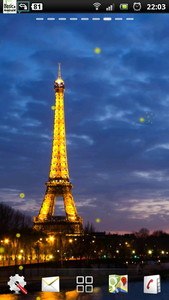 Eiffel Tower Night LWP
