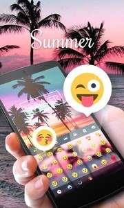 Summer GO Keyboard Theme