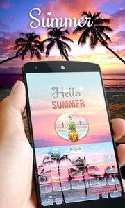 Summer GO Keyboard Theme