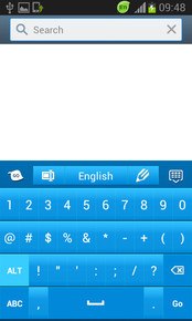 Simple Keyboard Blue