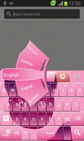 Keyboard GO Girly