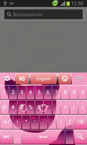 Keyboard GO Girly