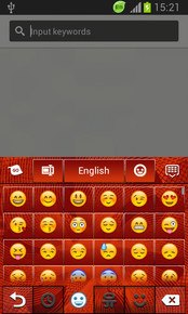 GO Keyboard In Red