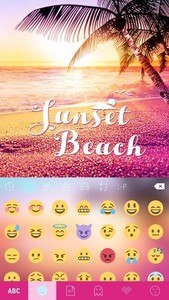 Sunset Beach Kika Keyboard