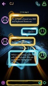 (FREE) GO SMS LIGHT THEME