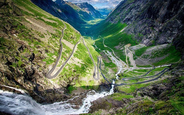 Amazing Trollstigen Mountain Road - Norway