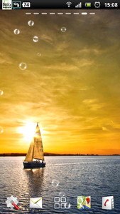 Sailing Sunset Sailboat LWP