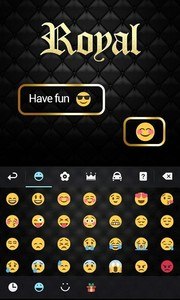 Royal GO Keyboard Theme Emoji