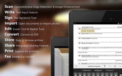 ScanWritr: docs scanner, PDF