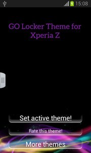 GO Locker Theme for Xperia Z