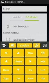 Yellow Keypad