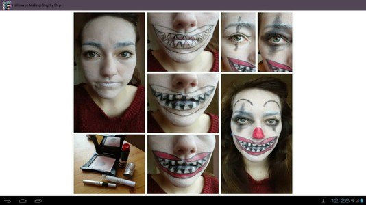 Halloween Makeup Step by Step