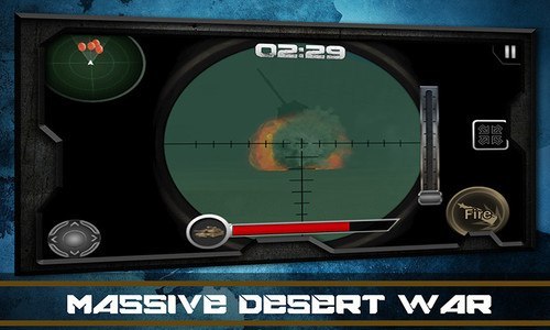 night tank assault dessert war