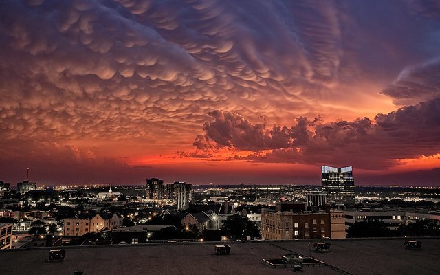 Storm Clouds Over Fort Worth Texas