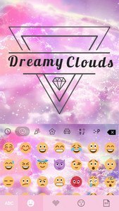 Dreamy&#128142;Clouds Keyboard Theme