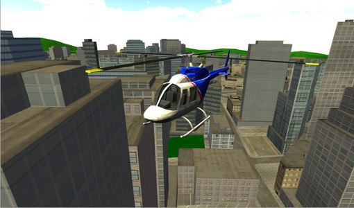 City Helicopter Game 3D