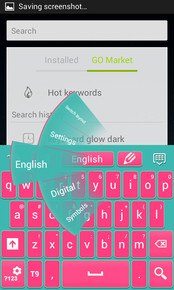 Keyboard for Android Pink