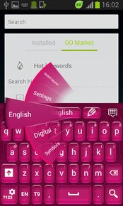 Keyboard Color New Pink