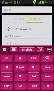 Keyboard Color New Pink