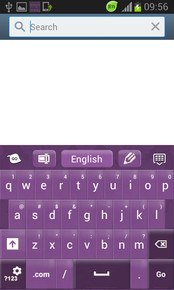 Purple Fancy Keyboard