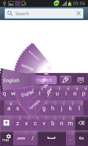 Purple Fancy Keyboard