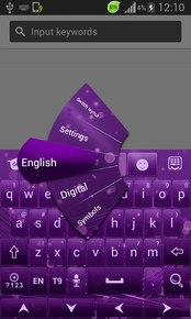 Color Keyboard Purple