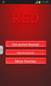 Keyboard Red