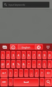 Keyboard Red