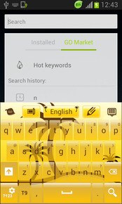 Yellow Keyboard App