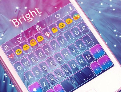 Bright Emoji Keyboard Theme